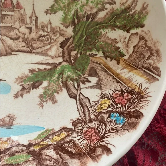 Vintage Royal Sealy Japan "Chateau Paulson" Ironstone Castle Large Bowl - Picture 4 of 5